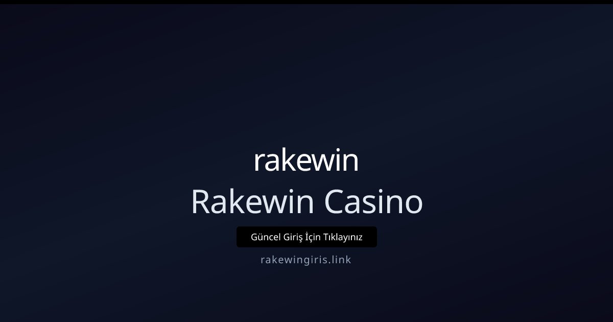 rakewin Rakewin Casino